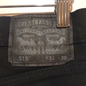 Levi’s 513, black, W31 L30